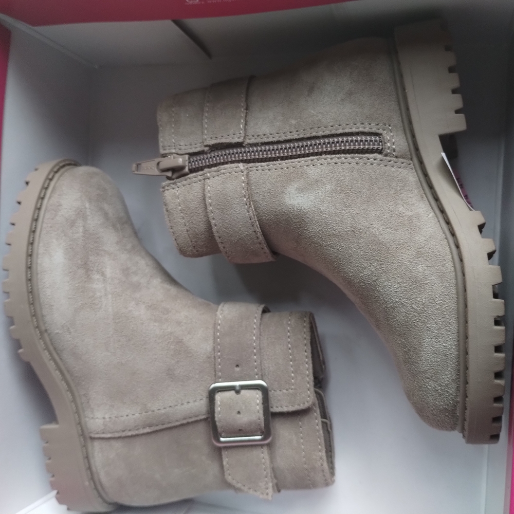 Women's Taupe Ankle Boots